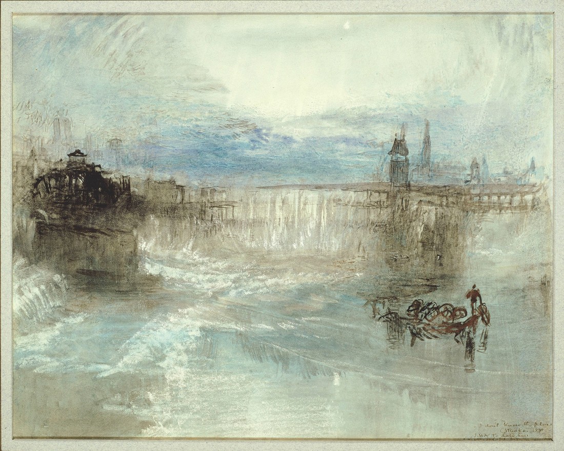 J.M.W.Turner Zurich by Moonlight, c.1841-2? Watercolour on white paper, 9 3/16 x 11 ½ ins, 233 x 292 mm Art Institute of Chicago, Gift of Margaret Mower in Memory of her Mother, Elsa Durand Mower. Photograph courtesy of the Art Institute of Chicago. To view the watercolour on the Art Institute of Chicago’s own website click on the following link, and the click on your browser’s ‘back’ button to return to this page: http://www.artic.edu/aic/collections/artwork/11442?search_no=25&index=0
