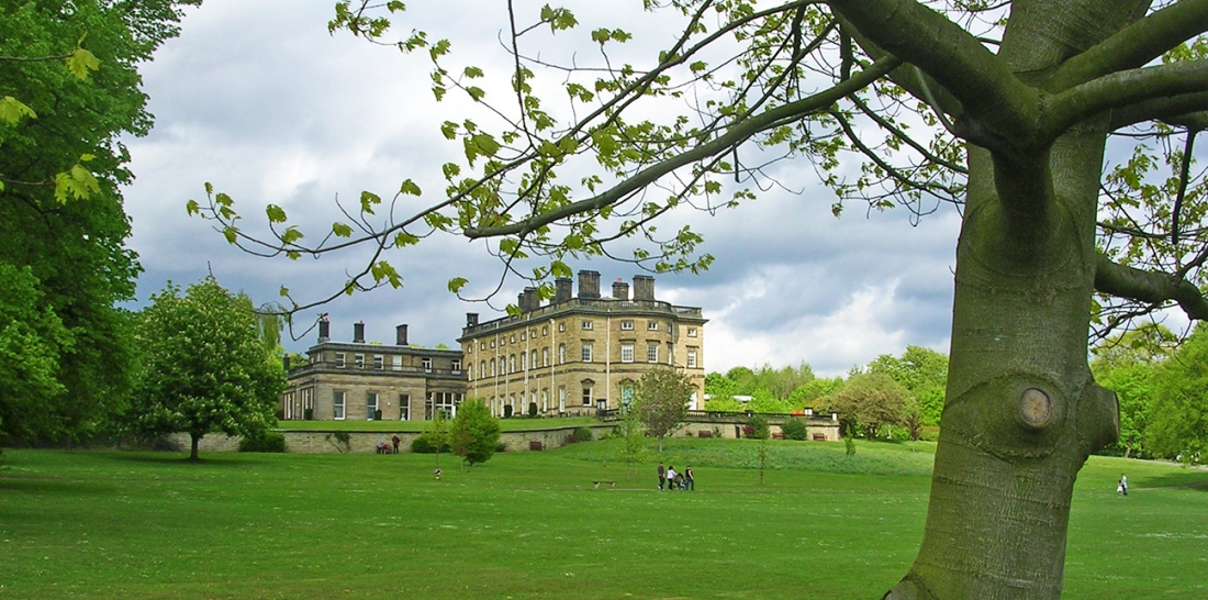 Bretton Hall from the south-west Photograph by David Hill taken 7 May 2007, 13.45 GMT