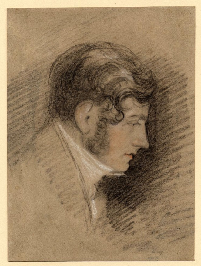 John Sell Cotman Portrait of Miles Edmund Cotman, c.1831 Black chalk, heightened with white, touched with red chalk, on grey paper, 190 x 140 mm London, British Museum, 1885,1010.4 This drawing has hitherto been called Portrait of John Sell Cotman, but the subject if John Sell is too young ever to have been drawn by Miles Edm